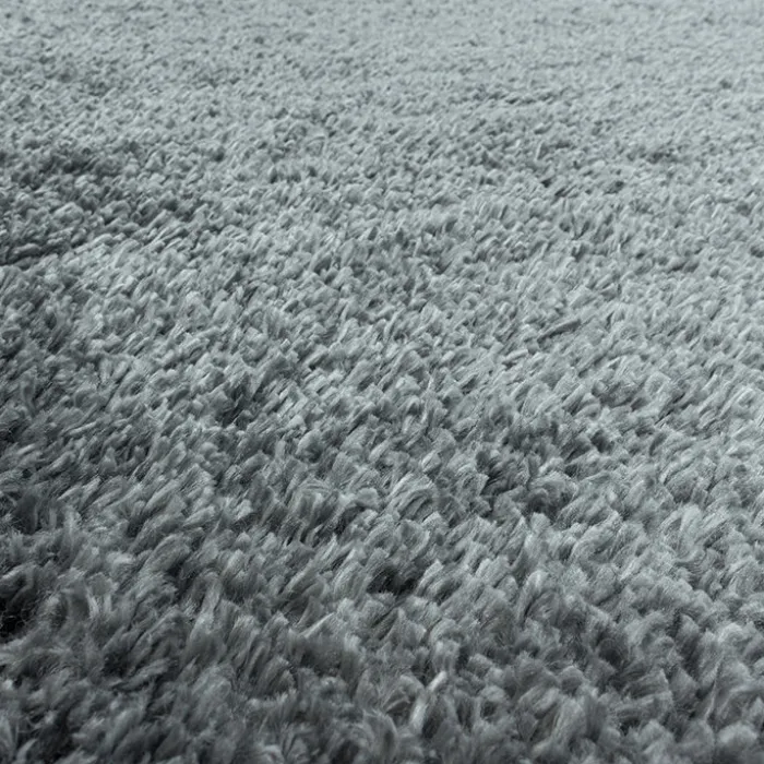 Hochflor Teppich - Fuzzy Grau