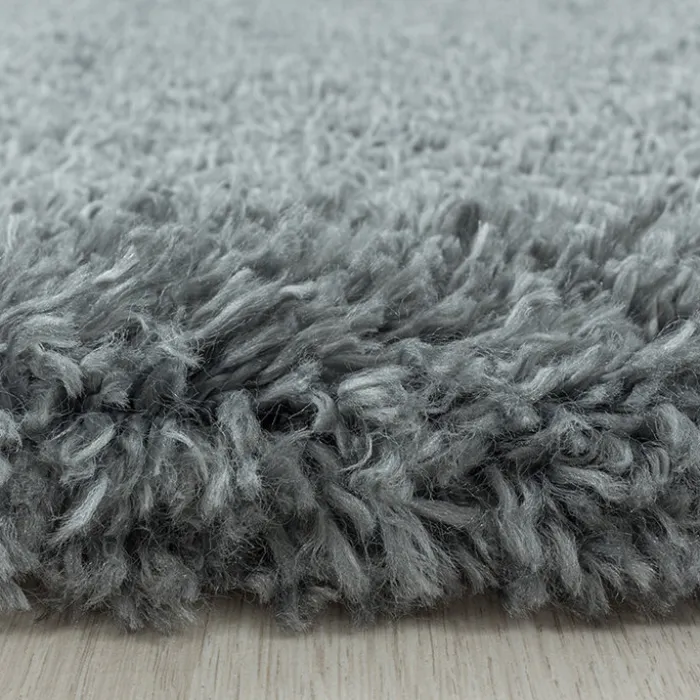 Hochflor Teppich - Fuzzy Grau