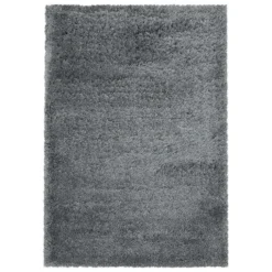 Hochflor Teppich - Fuzzy Grau