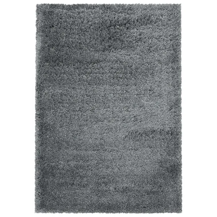 Hochflor Teppich - Fuzzy Grau