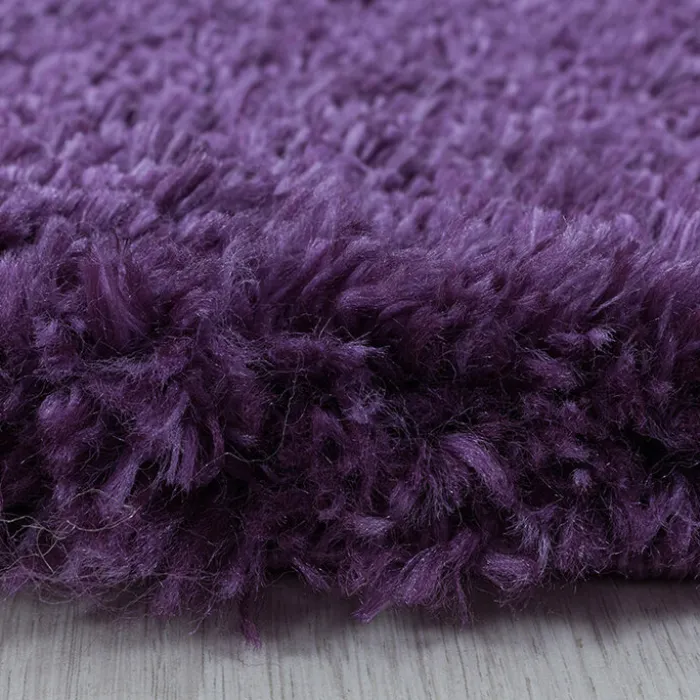 Hochflor Teppich - Fuzzy Lila