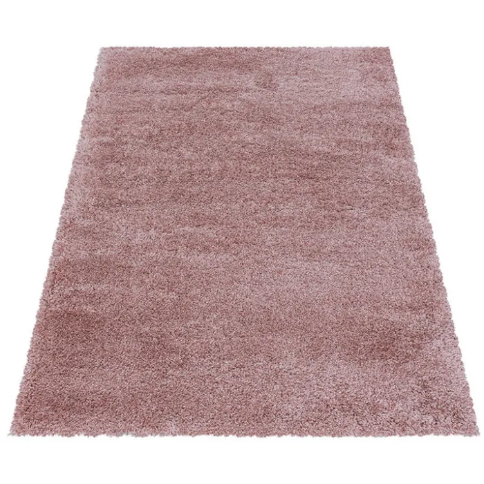 Hochflor Teppich - Fuzzy Rosa
