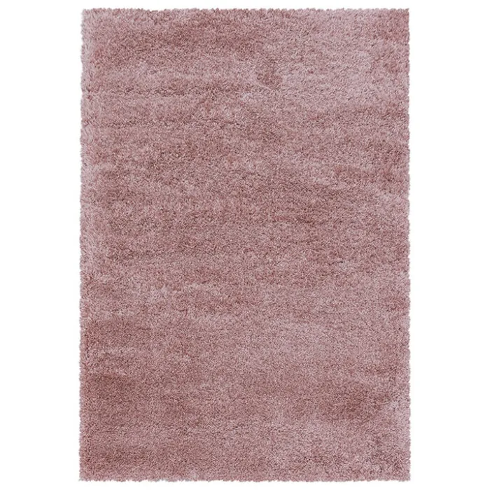 Hochflor Teppich - Fuzzy Rosa