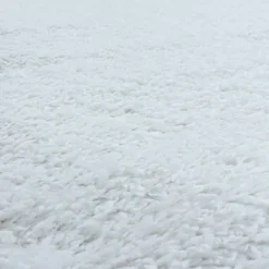 Hochflor Teppich - Fuzzy Weiß