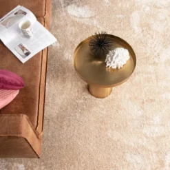 Hochflor Teppich - Glazy Beige Creme