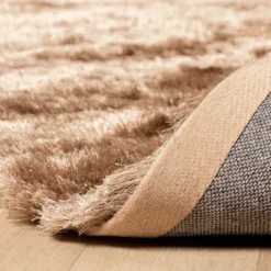 Hochflor Teppich - Glorious Taupe
