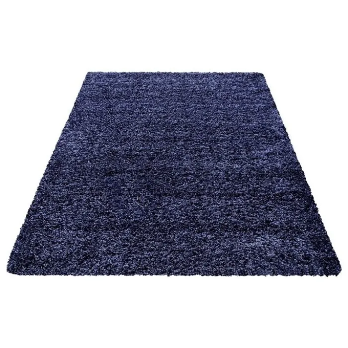 Hochflor Teppich - Life Blau