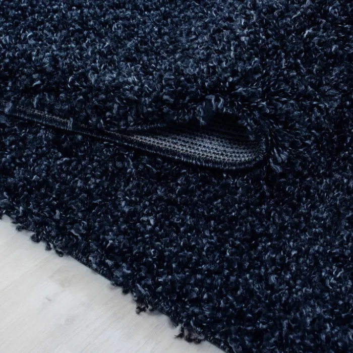 Hochflor Teppich - Life Blau