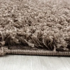 Hochflor Teppich - Life Hellbraun