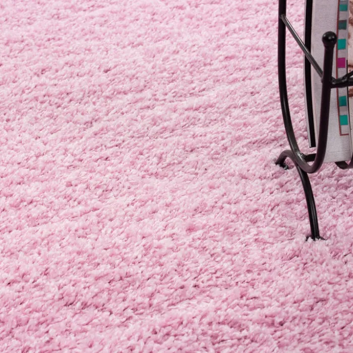 Hochflor Teppich - Life Rosa