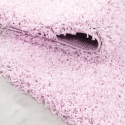 Hochflor Teppich - Life Rosa