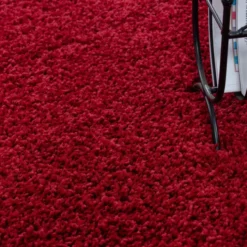 Hochflor Teppich - Life Rot
