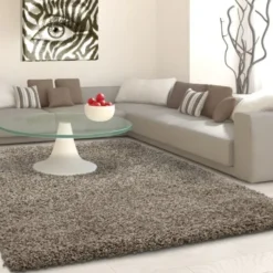 Hochflor Teppich - Life Taupe