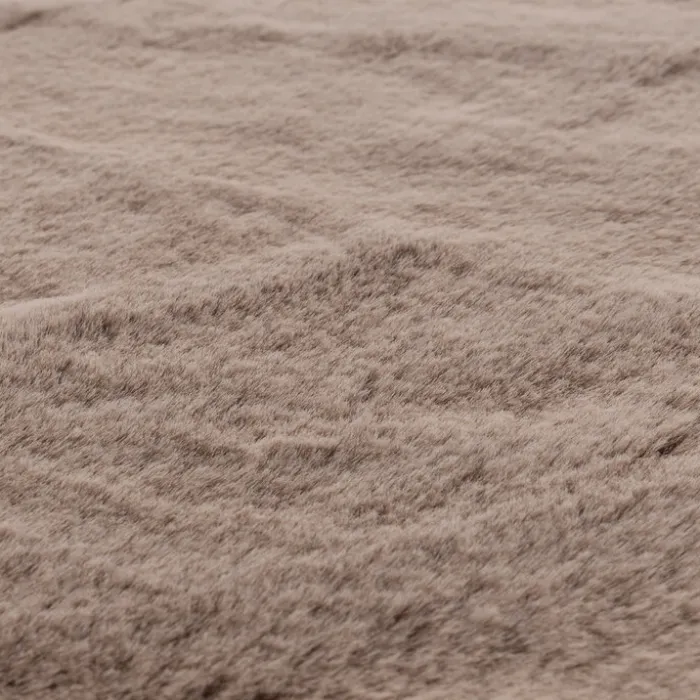 Hochflor Teppich Oval - Comfy Supreme Taupe