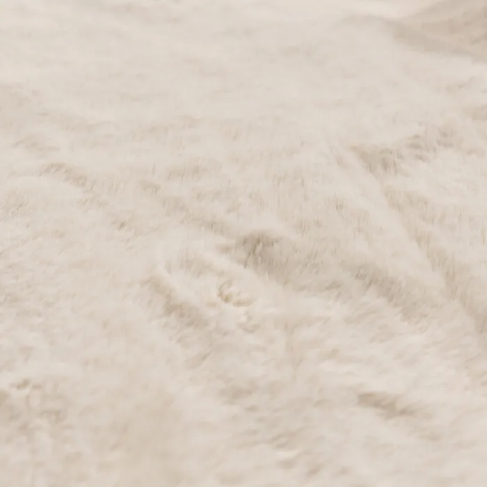 Hochflor Teppich Rund - Comfy Supreme Creme