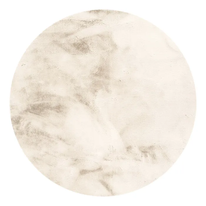 Hochflor Teppich Rund - Comfy Supreme Creme