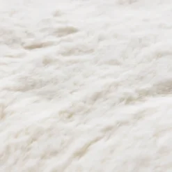 Hochflor Teppich Rund - Comfy Supreme Weiß