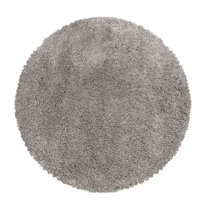Hochflor Teppich Rund - Fuzzy Beige