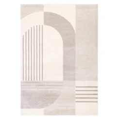 Hochflor Teppich - Serene Shapes Creme