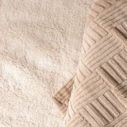Hochflor Teppich Waschbar - Ziggy Creme