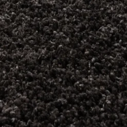 Hochflor Wohnzimmer Teppich - Yves Anthrazit