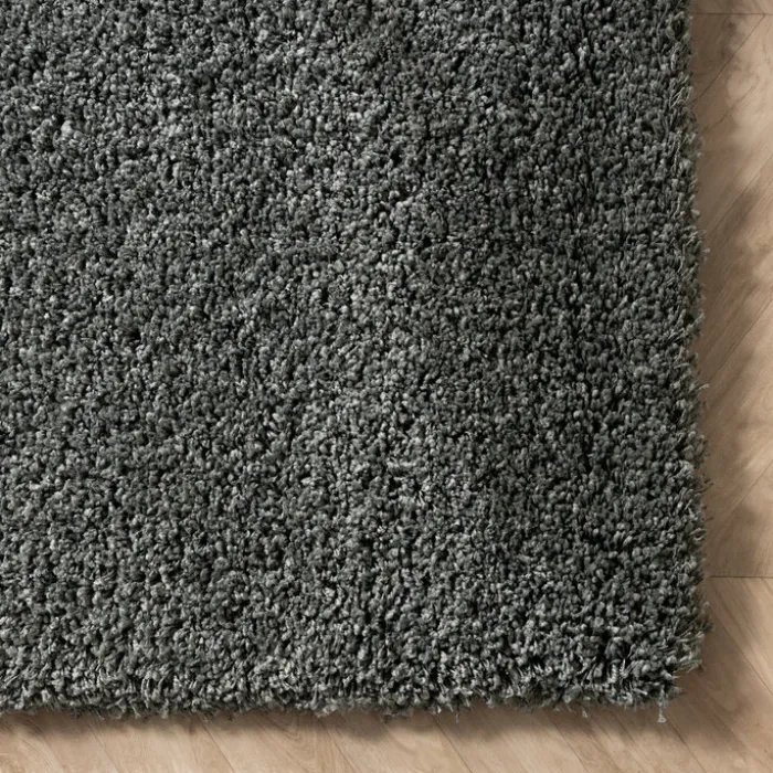 Hochflor Wohnzimmer Teppich - Yves Grün