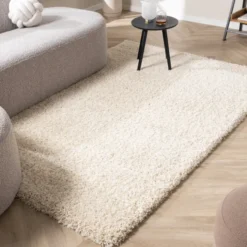 Hochflor Wohnzimmer Teppich - Yves Creme
