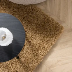 Hochflor Wohnzimmer Teppich - Yves Gold