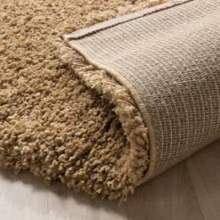 Hochflor Wohnzimmer Teppich - Yves Gold