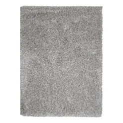 Hochflor Wohnzimmer Teppich - Yves Hellgrau