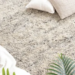 Hochflor Wollteppich - Royal Creme Grau