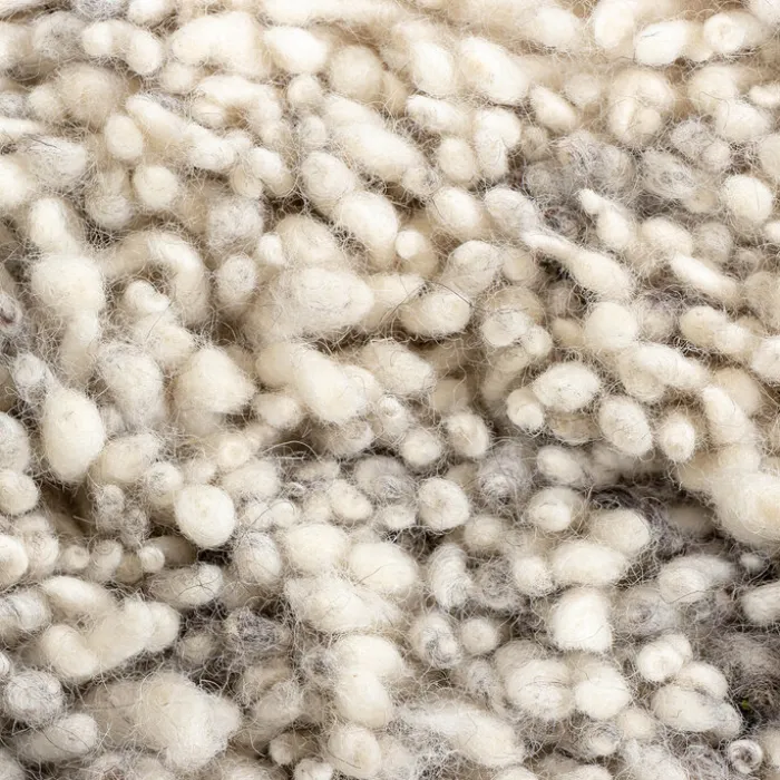 Hochflor Wollteppich - Royal Creme Grau