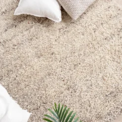 Hochflor Wollteppich - Royal Creme Meliert