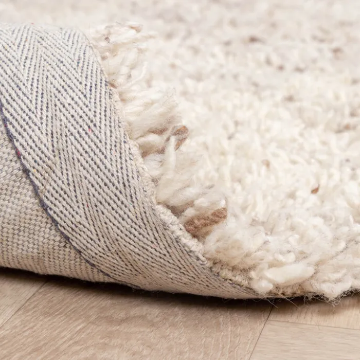 Hochflor Wollteppich - Royal Creme Meliert