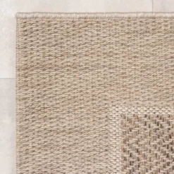 In- & Outdoor Jute Teppich - Fora Edge Natural