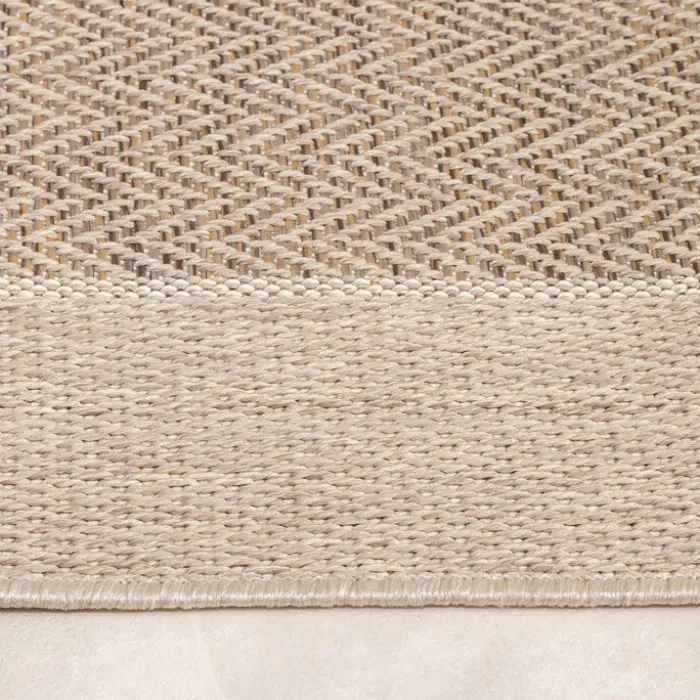 In- & Outdoor Jute Teppich - Fora Edge Natural