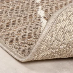 In- & Outdoor Jute Teppich - Fora Lines Natural