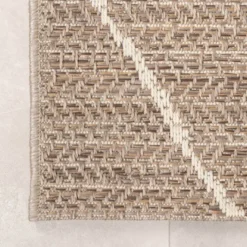 In- & Outdoor Jute Teppich - Fora Lines Natural