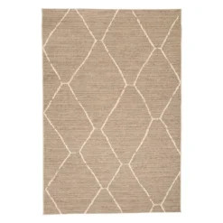 In- & Outdoor Jute Teppich - Fora Lines Natural