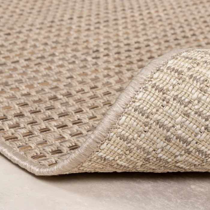 In- & Outdoor Jute Teppich - Fora Melange Natural