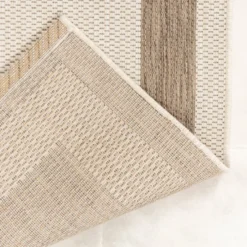 In- & Outdoor Jute Teppich - Nomad Edge Creme