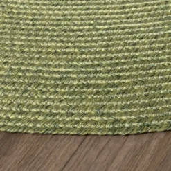 In- & Outdoor Jute Teppich Rund - Bali Grün