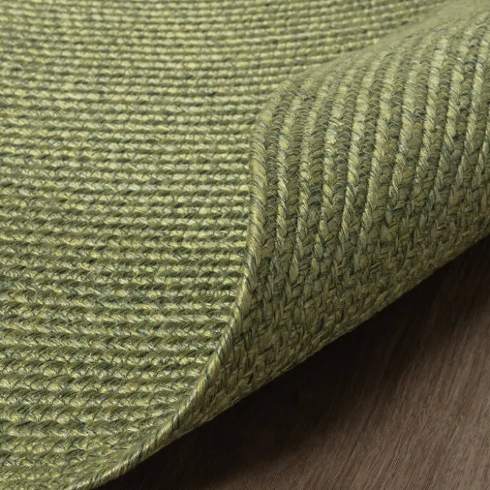In- & Outdoor Jute Teppich Rund - Bali Grün