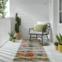In- & Outdoor Läufer - Plazo Sunshine Bunt - 80x230cm