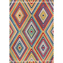 In- & Outdoor Teppich - Bayo Diamond Bunt