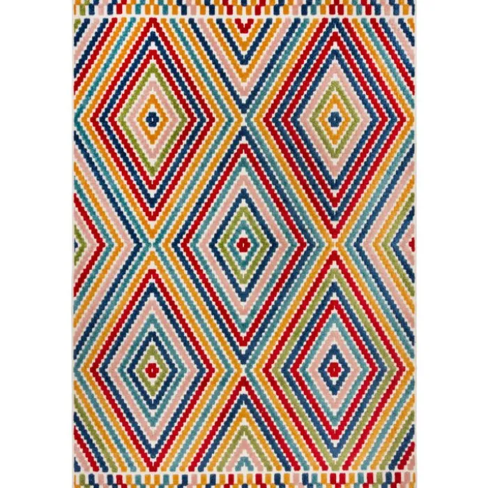 In- & Outdoor Teppich - Bayo Diamond Bunt