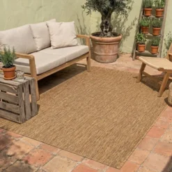 In- & Outdoor Teppich - Costa Cognac Braun