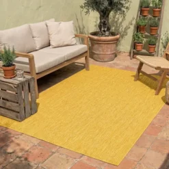 In- & Outdoor Teppich - Costa Ockergelb
