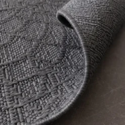 In- & Outdoor Teppich - Dunes Mandala Grau