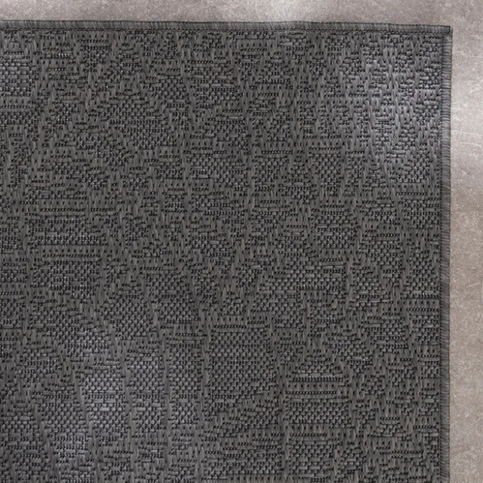 In- & Outdoor Teppich - Dunes Mandala Grau